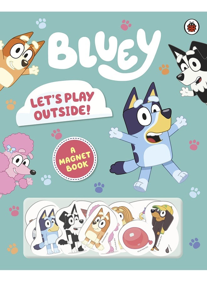 Bluey: Let's Play Outside!: Magnet Book